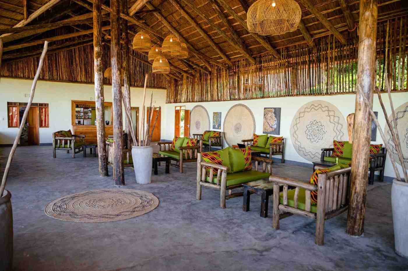 Sangaiwe Mbuyu Tented Lodge overlooking Lake Burunge