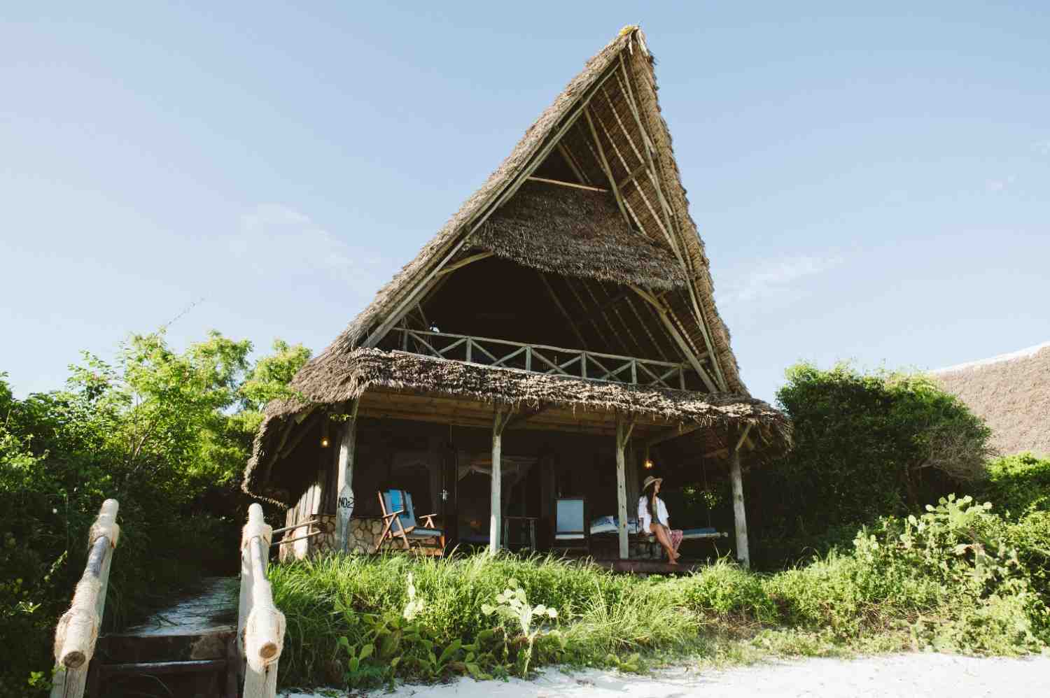 Lazy Lagoon Island Lodge Swahili-style beach banda