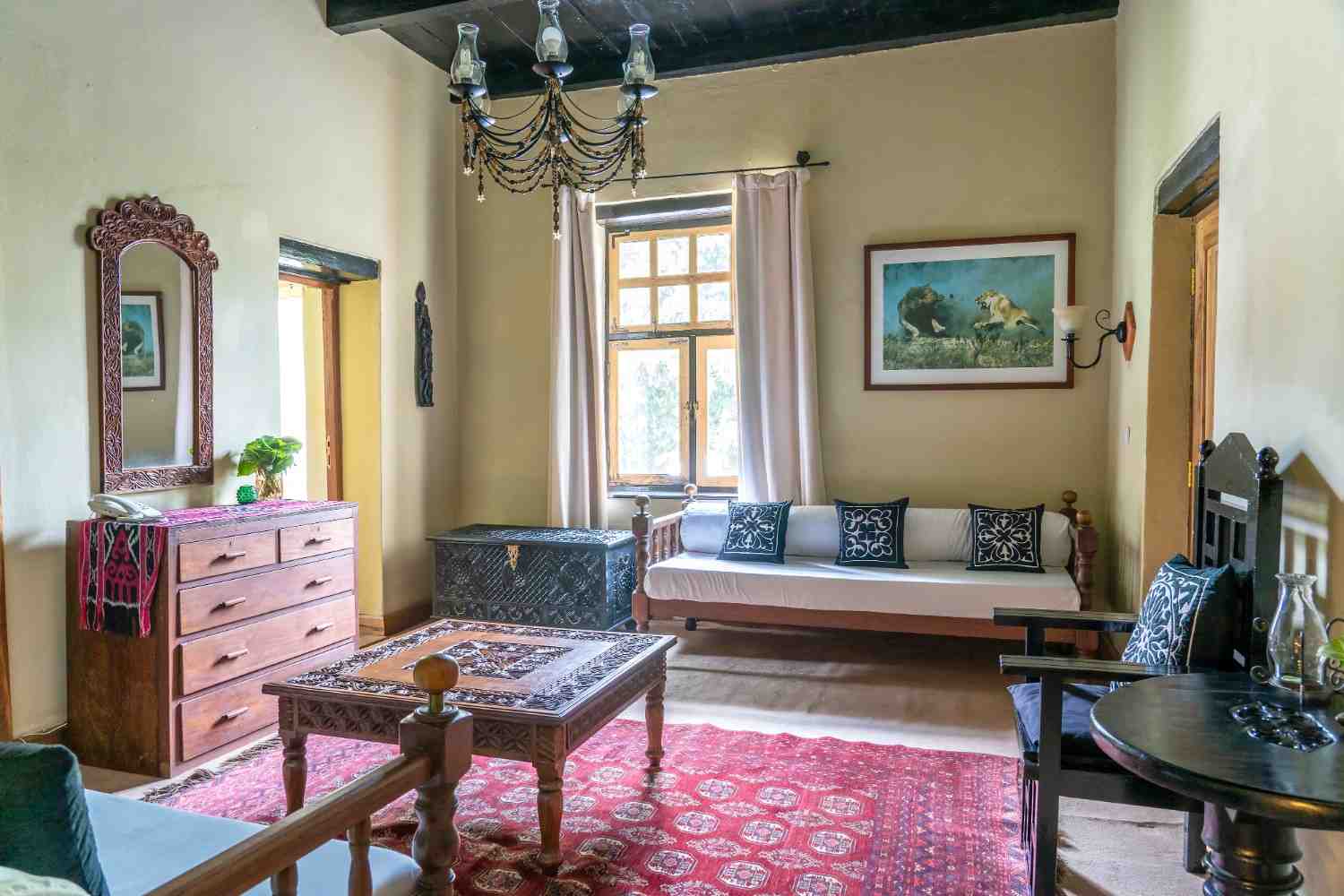 Accommodation exterior and setting of Ngare Sero Mountain Lodge in Tanzania