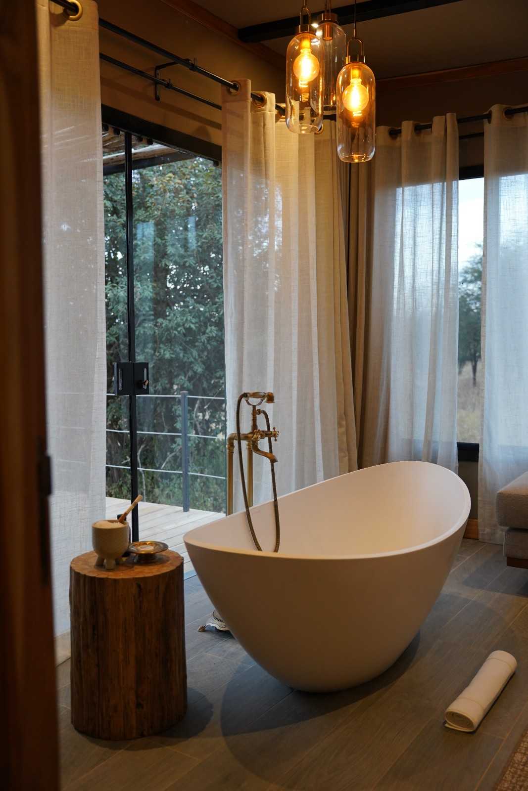 Accommodation exterior and setting of Nimali Serengeti in Tanzania