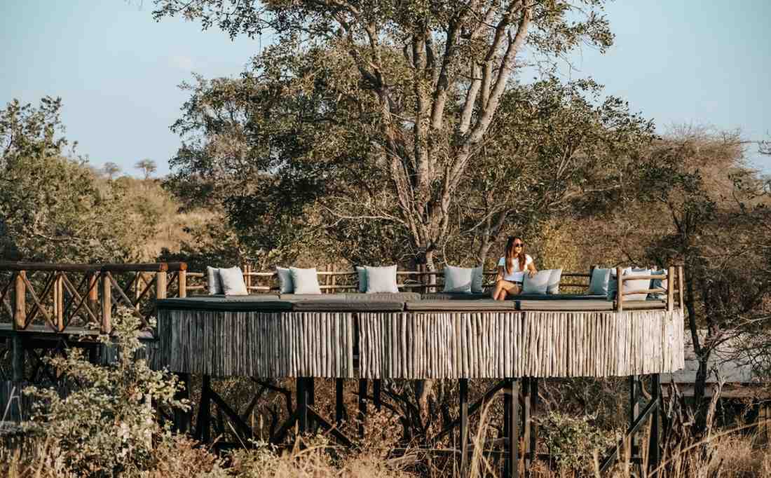 Accommodation exterior and setting of Nimali Tarangire in Tanzania
