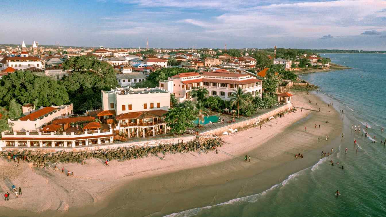 Zanzibar Serena Hotel seafront view