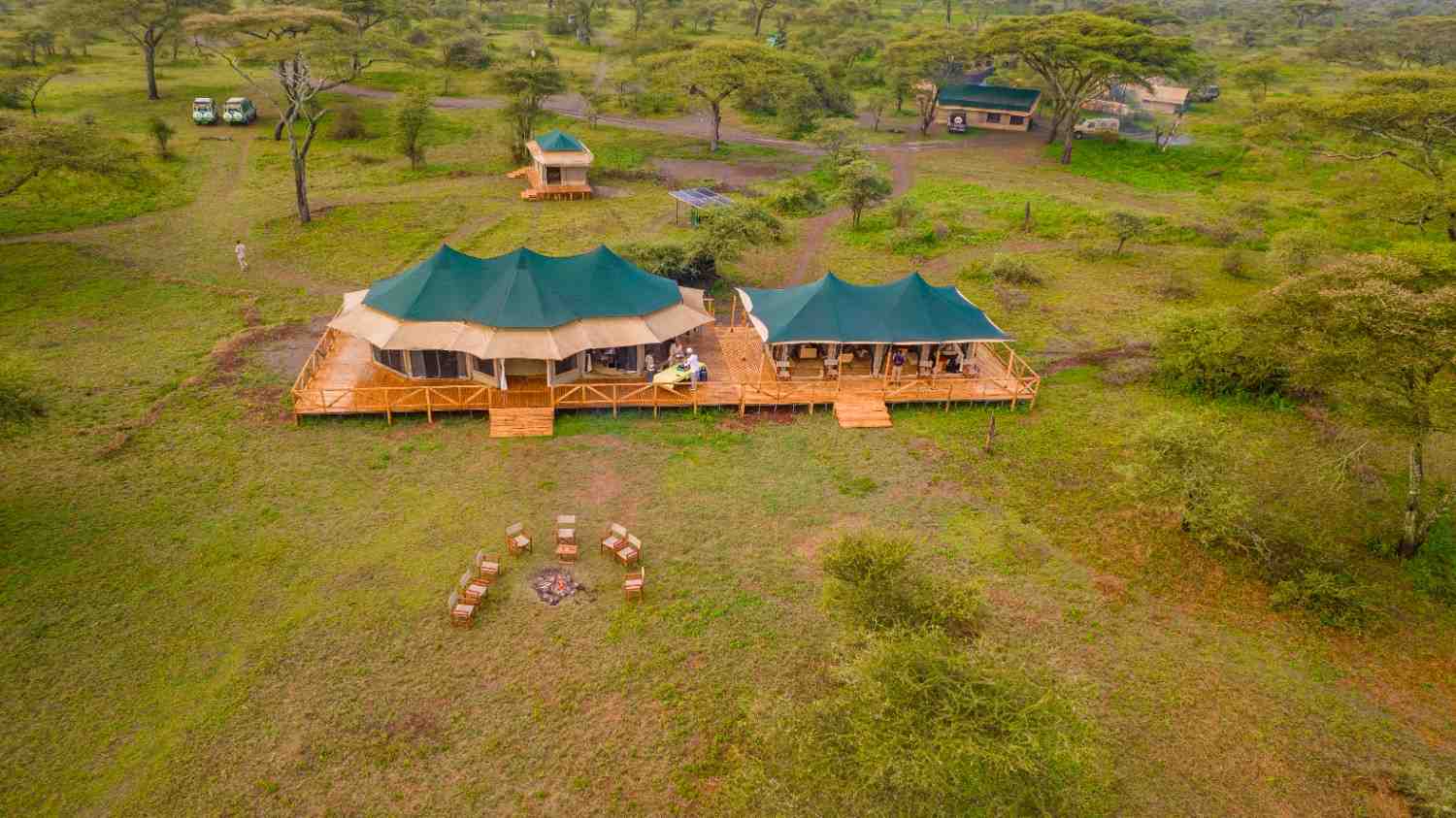 Enkutoto Migration Camp tents in Serengeti