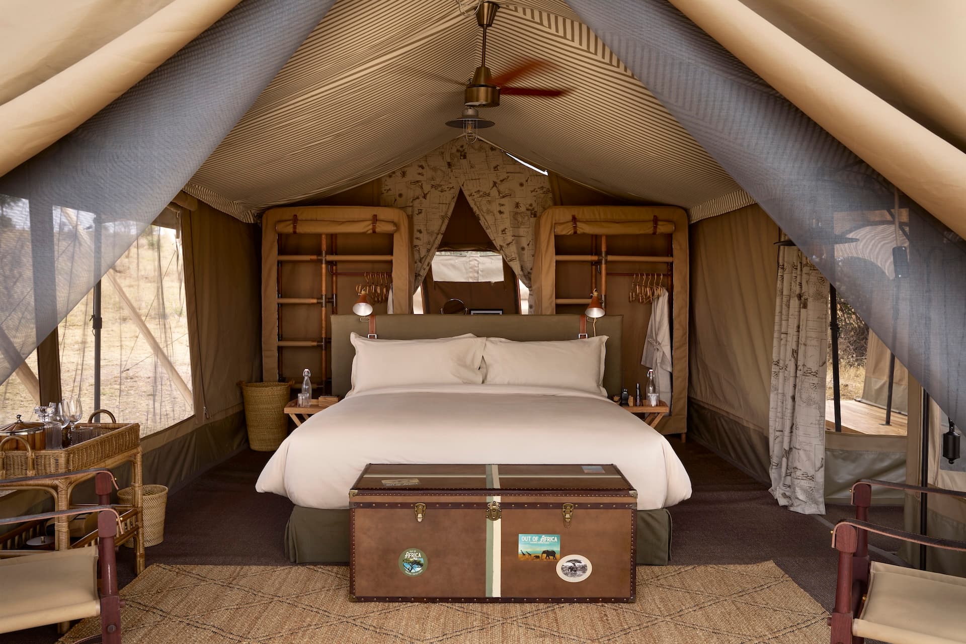 Out of Africa tented suite exterior