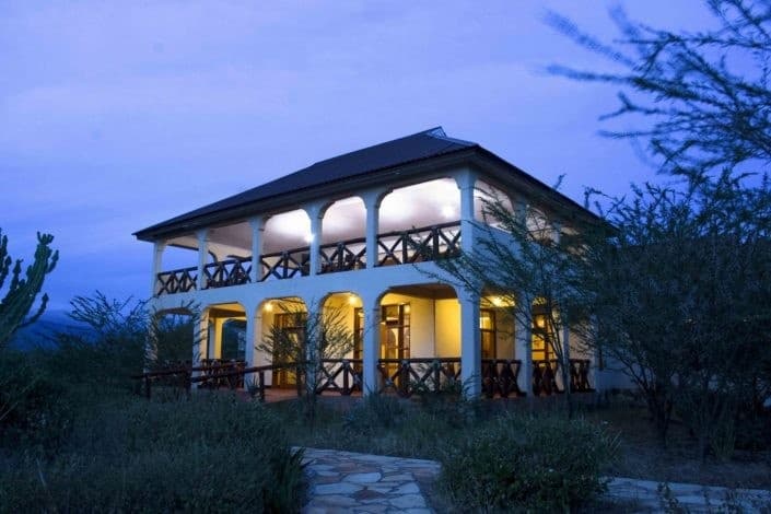 Lake Eyasi Safari Lodge overlooking the lake
