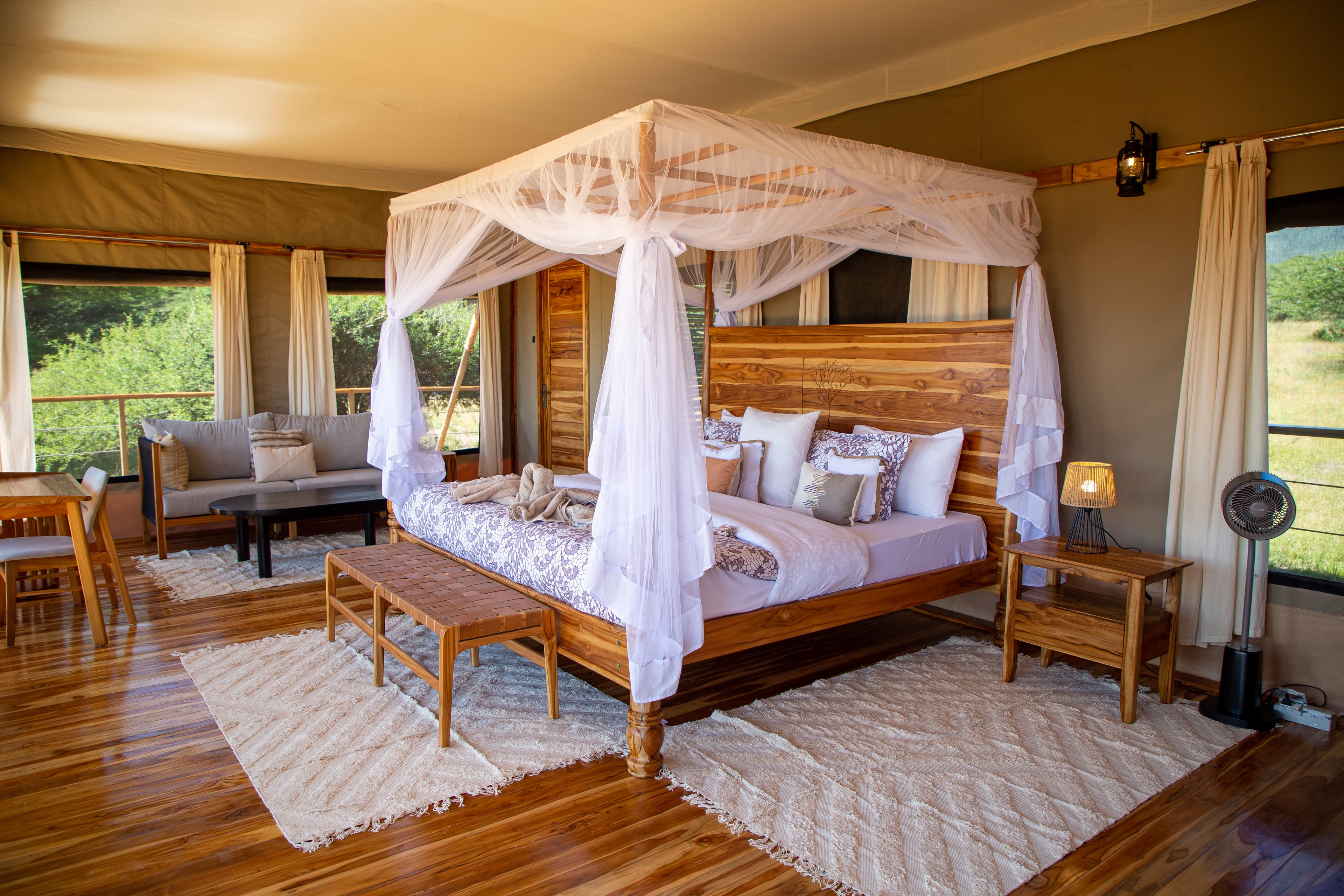 Naserian Safari Camp luxury tented accommodation