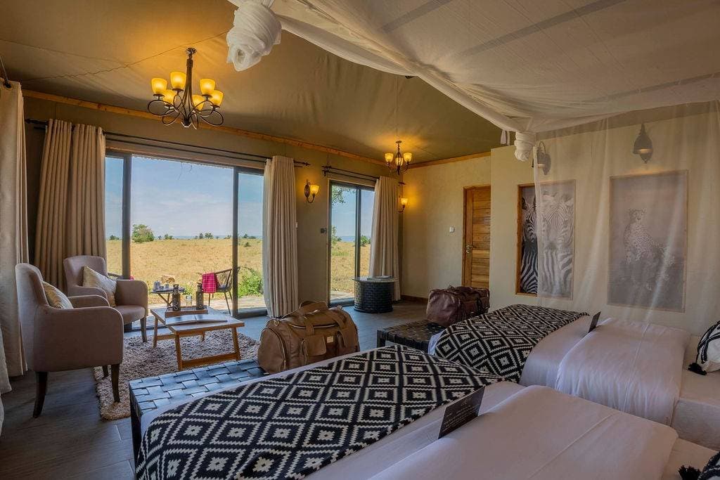 Serengeti Mara River Camp tented accommodation