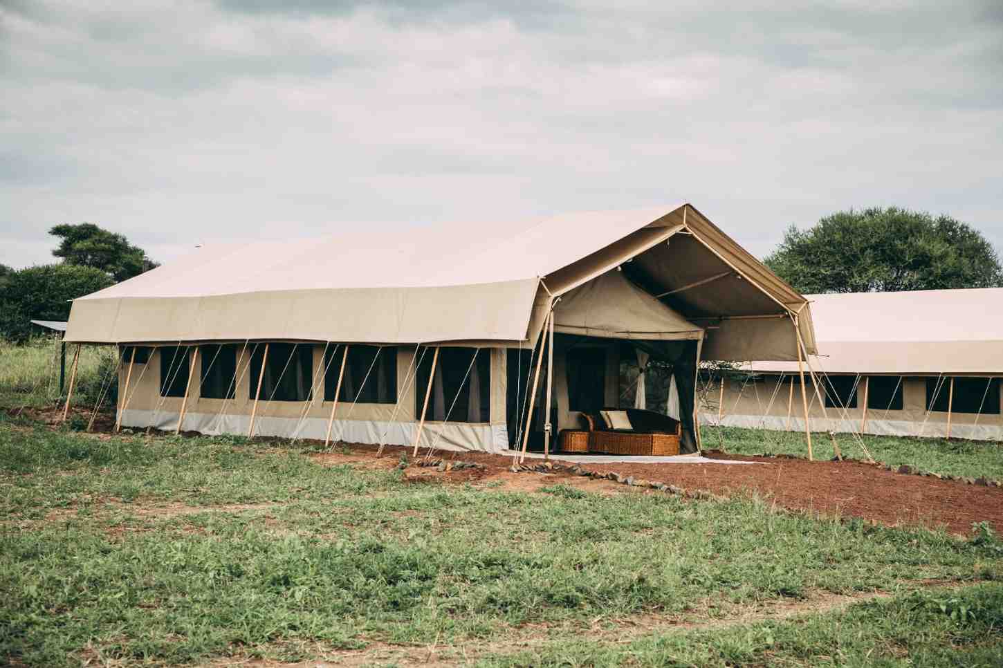 Tarangire Tortilis Camp tent under baobabs