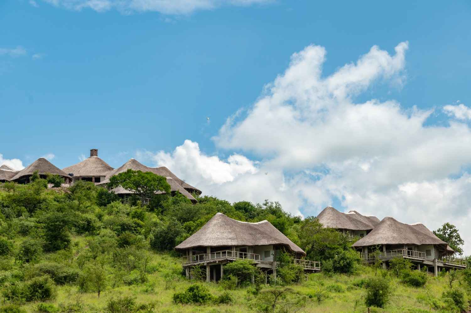 Serengeti Lake Magadi Lodge looking over plains