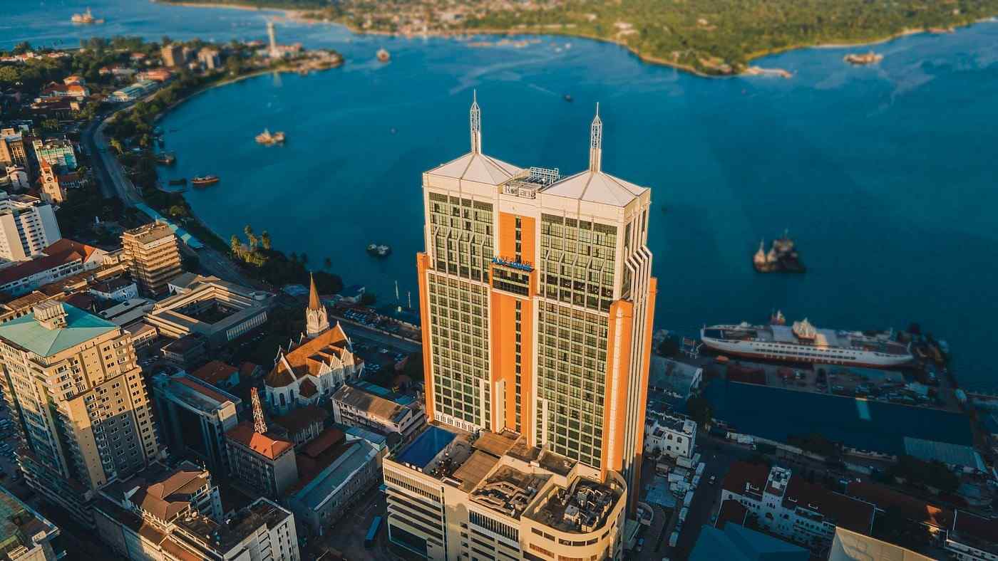 Exterior view of johari rotana — five-star city & waterfront hotel in dar es salaam cbd accommodation in Tanzania