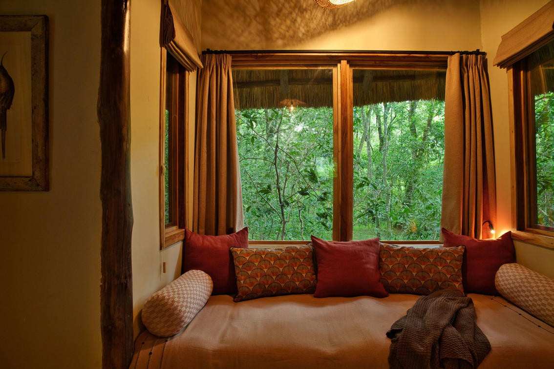 Exterior view of Koroi Forest Camp — forest-chalets within arusha national park accommodation in Tanzania