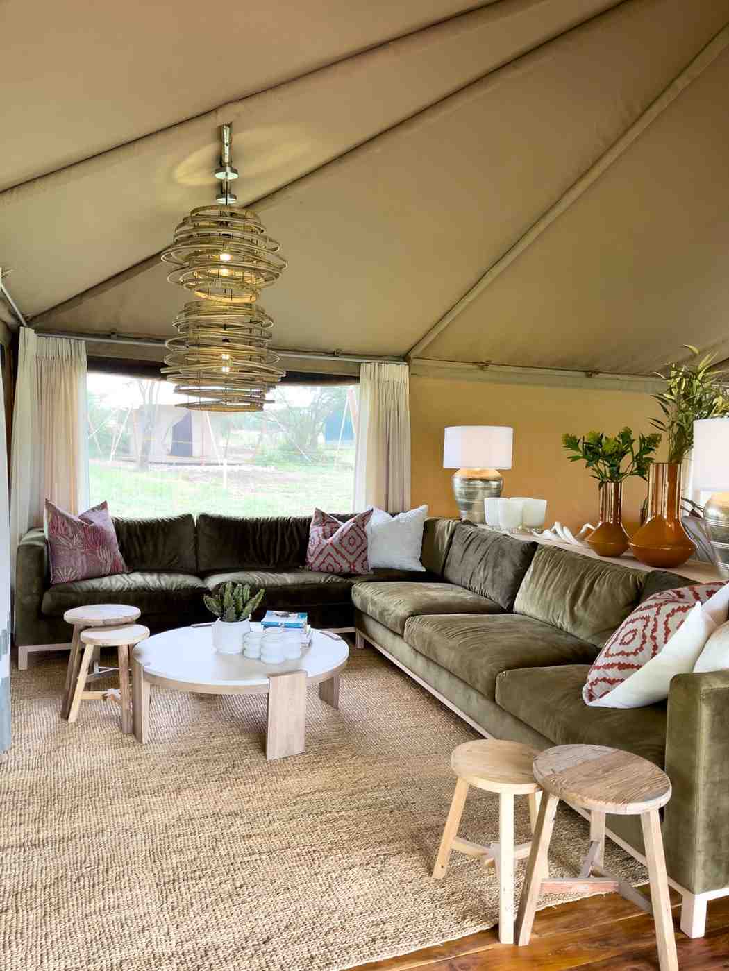 Serengeti Acacia Bliss tented camp view