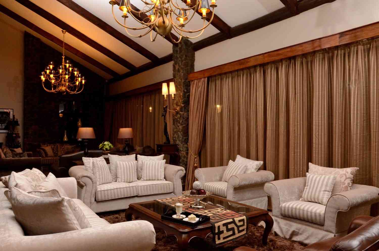 Ngorongoro Oldeani Mountain Lodge main lounge
