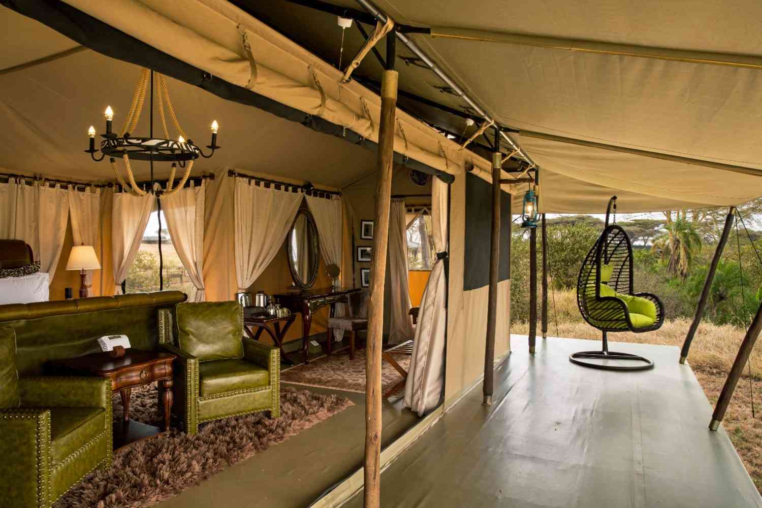 Accommodation exterior and setting of Wellworth Ole Serai Luxury Camp - Turner Springs in Tanzania