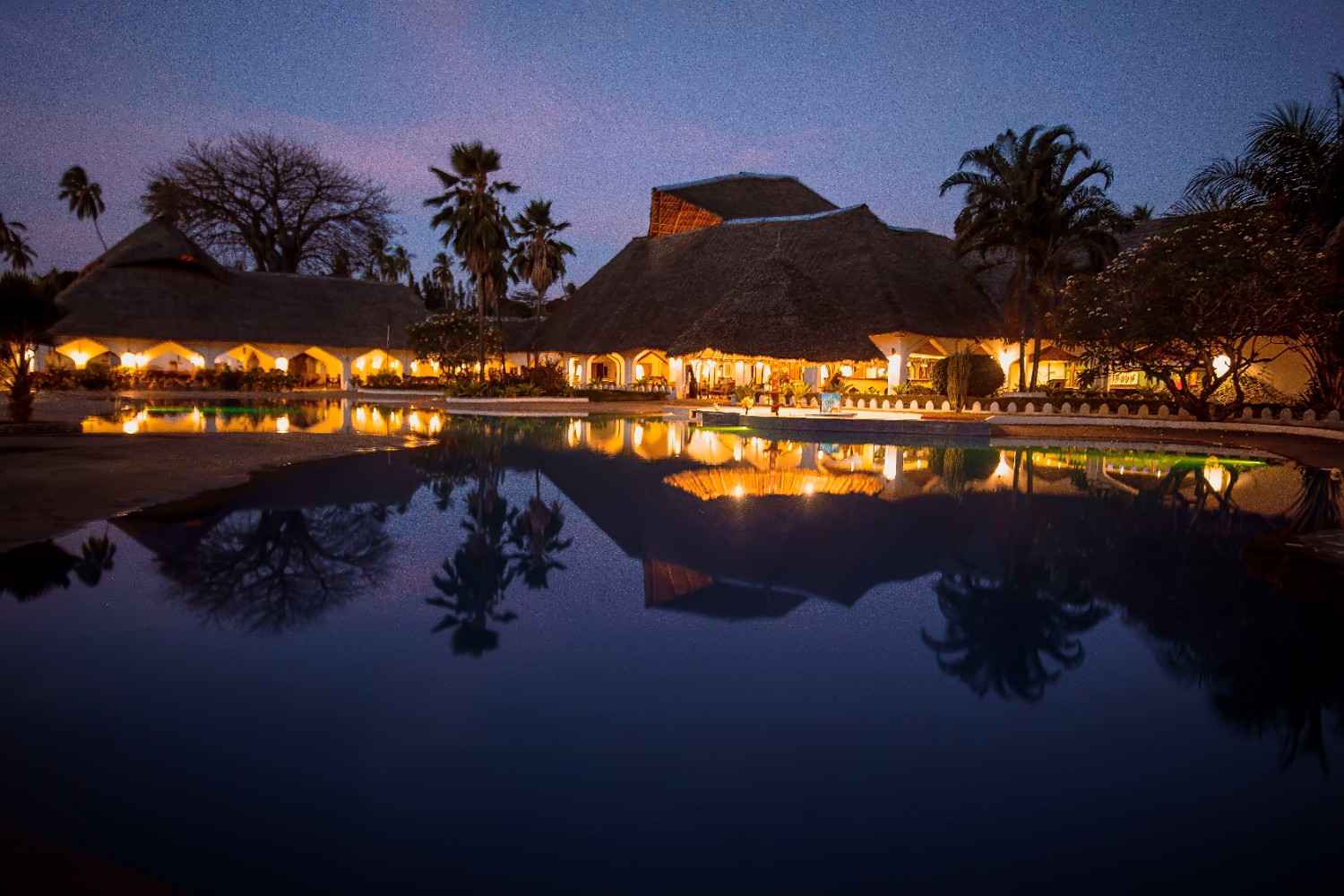 Zanzibar Beach Resort main building by the ocean
