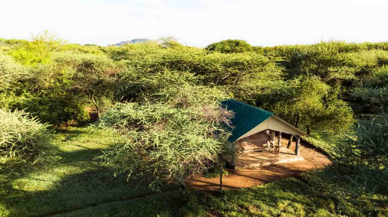 Exterior view of ikoma tented camp β north-central serengeti plains accommodation in Tanzania
