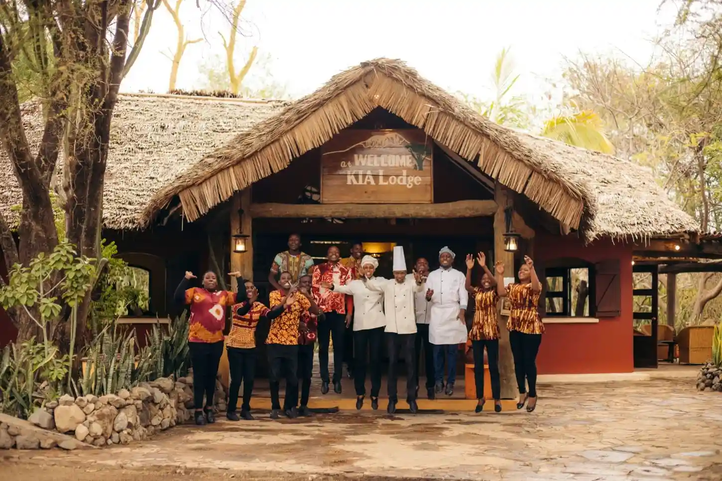 Exterior view of kia lodge — hilltop airport retreat, kilimanjaro region accommodation in Tanzania