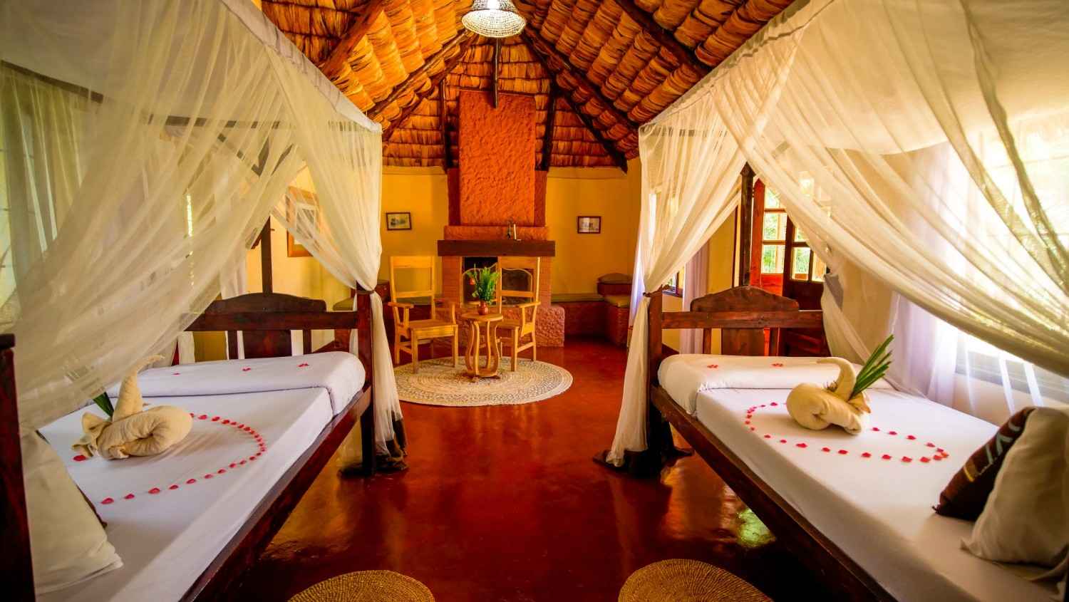 Arusha Safari Lodge gardens and pool
