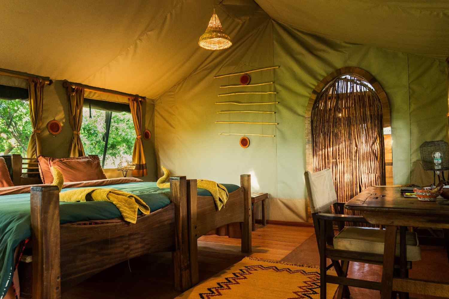 Isoitok Camp accommodation tent