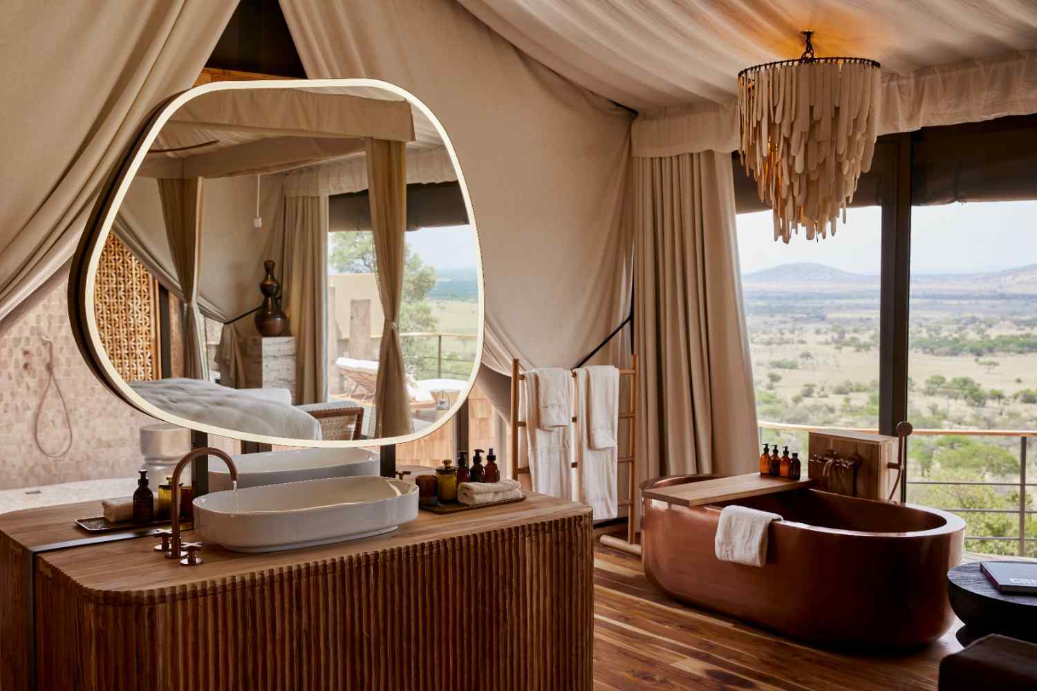 lgalbathroom — Images from the Serengeti National Park accommodations itinerary in Tanzania